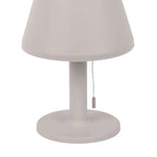 Lámpara de mesa polipropileno taupe interior/exterior Ø20xH26 cm LED - PGLS0084