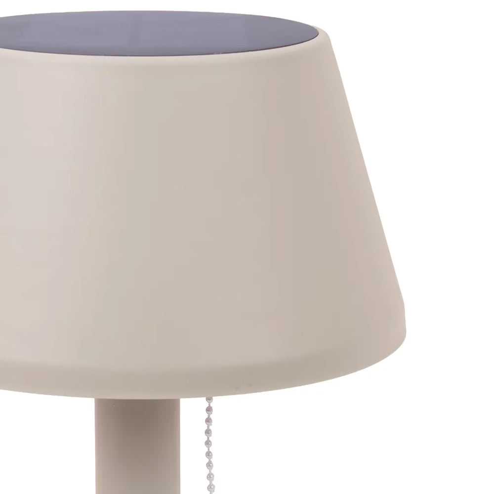 Lámpara de mesa polipropileno taupe interior/exterior Ø20xH26 cm LED - PGLS0084