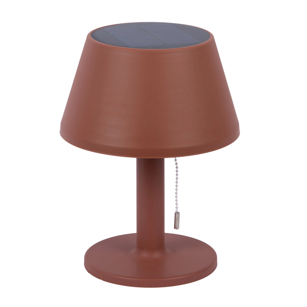 Lámpara de mesa polipropileno terracota interior/exterior Ø20xH26 cm LED - PGLS0085