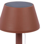 Lámpara de mesa polipropileno terracota interior/exterior Ø20xH26 cm LED - PGLS0085