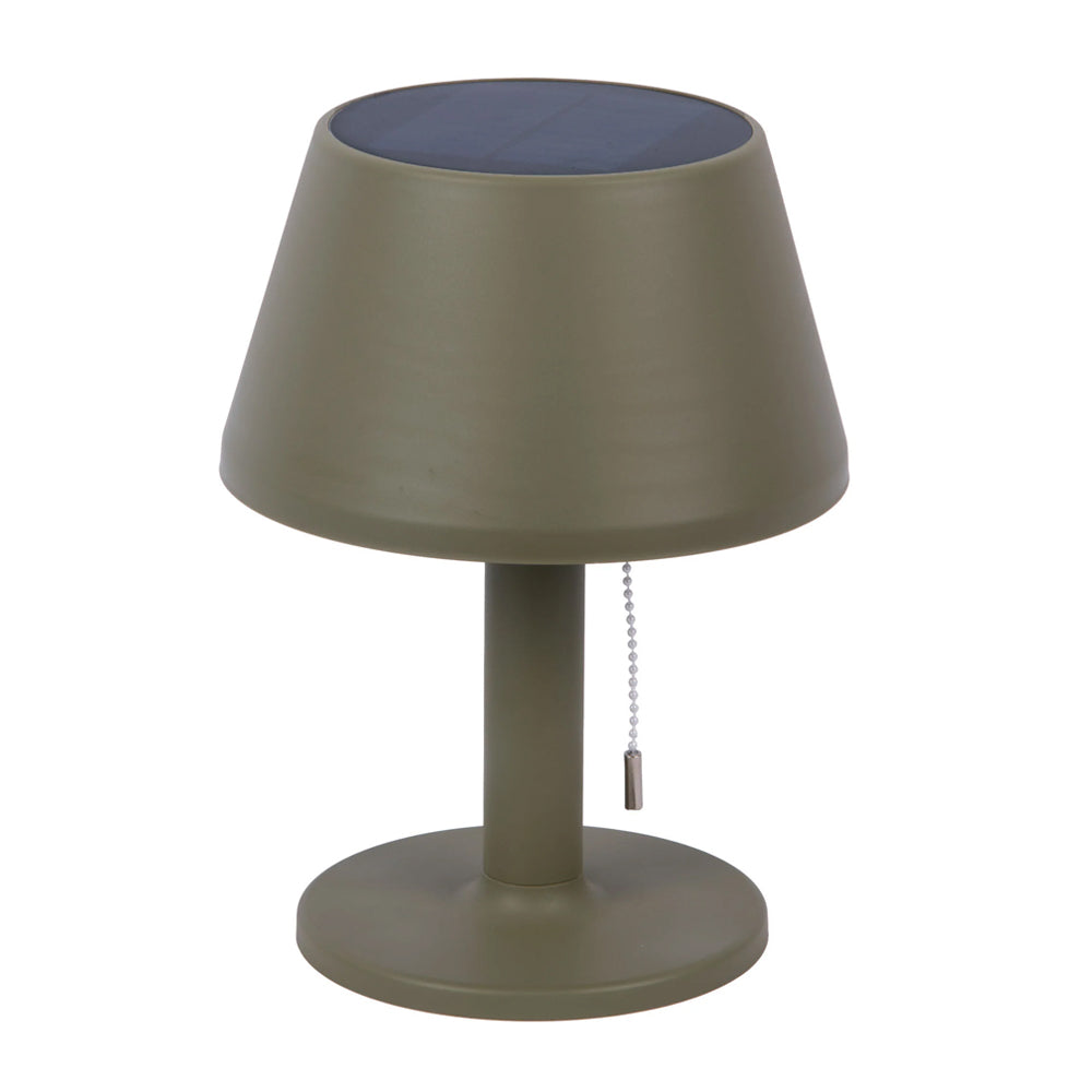 Lámpara de mesa polipropileno verde musgo interior/exterior Ø20xH26 cm LED  - PGLS0086