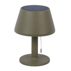 Lámpara de mesa polipropileno verde musgo interior/exterior Ø20xH26 cm LED  - PGLS0086