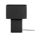 Lámpara de mesa metal texturizado negro L24xH33 cm E27 - PGLS0091