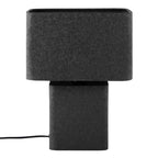 Lámpara de mesa metal texturizado negro L31xH42 cm E27 - PGLS0092