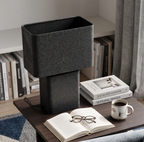 Lámpara de mesa metal texturizado negro L31xH42 cm E27 - PGLS0092
