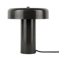Lámpara de mesa metal negro Ø24xH26 cm E14x2 - PGLS0099