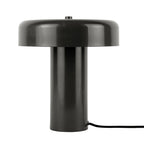Lámpara de mesa metal negro Ø24xH26 cm E14x2 - PGLS0099