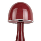 Lámpara de mesa vidrio burdeo Ø20x45 cm E27 - PGLS0132
