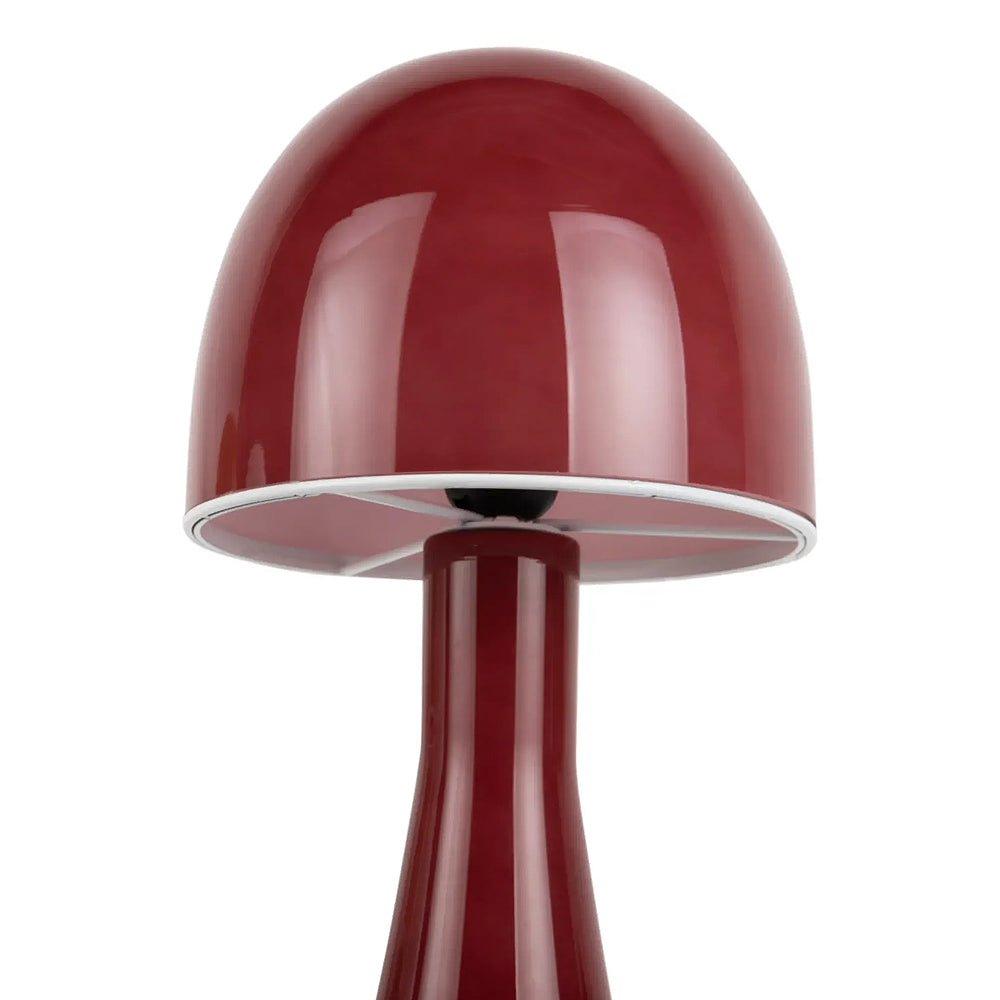 Lámpara de mesa vidrio burdeo Ø20x45 cm E27 - PGLS0132