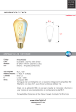 Cargar imagen en el visor de la galería, Ampolleta ST64 filamento LED 7W 2000K-5000K control de voz - PHAM0060
