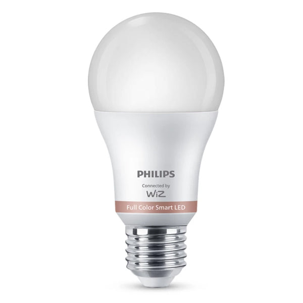 Ampolleta empavonada WIZ RGB - E27 8.5W A60 - PHAM0071