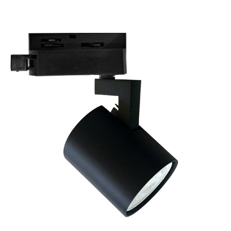 Foco para riel aluminio negro dirigible GU10 50W - PHFO0075