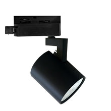 Cargar imagen en el visor de la galería, Foco para riel aluminio negro dirigible GU10 50W + conector - PHFO0075
