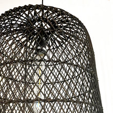 Cargar imagen en el visor de la galería, Lámpara colgante ratán negro Ø33x61 cm E27 - PLLC0004
