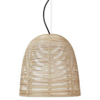 Lámpara colgante ratán natural Ø44x46 cm E27 - PLLC0016