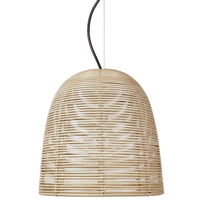 Lámpara colgante ratán natural Ø44x46 cm E27 - PLLC0016