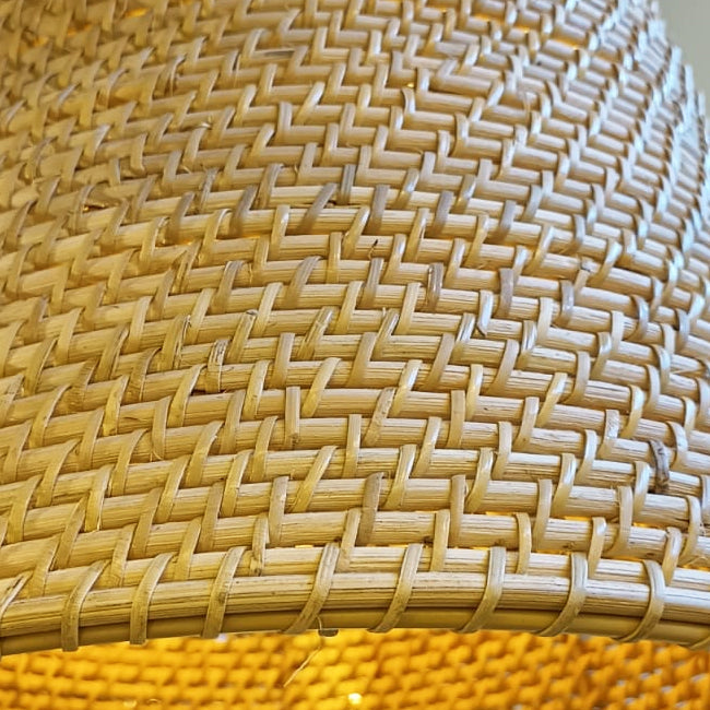 Lámpara colgante ratán natural Ø31x40 cm E27 - PLLC0018