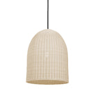 Lámpara colgante ratán natural Ø36x41 cm E27 - PLLC0019