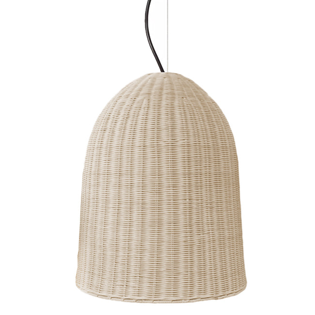 Lámpara colgante ratán natural Ø45x60 cm E27 - PLLC0020