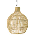 Lámpara colgante ratán natural Ø50x55 cm E27 - PLLC0027