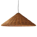 Lámpara colgante ratán natural Ø68x27 cm E27 - PLLC0033