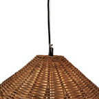 Lámpara colgante ratán natural Ø68x27 cm E27 - PLLC0033