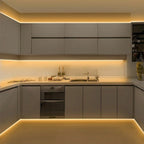 Perfil sobrepuesto para cinta LED aluminio con difusor policarbonato opal  2 Metros - PRPE0002