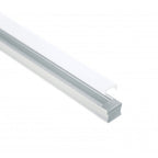 Soporte aluminio con difusor policarbonato opal para cinta LED 2 Metros - PRPE0003
