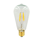 Ampolleta transparente vintage luz cálida LED 6W E27 - PZAM0004