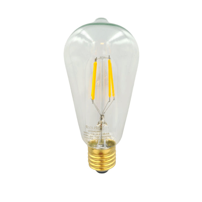 Ampolleta vintage luz cálida LED 6W E27 - PZAM0004
