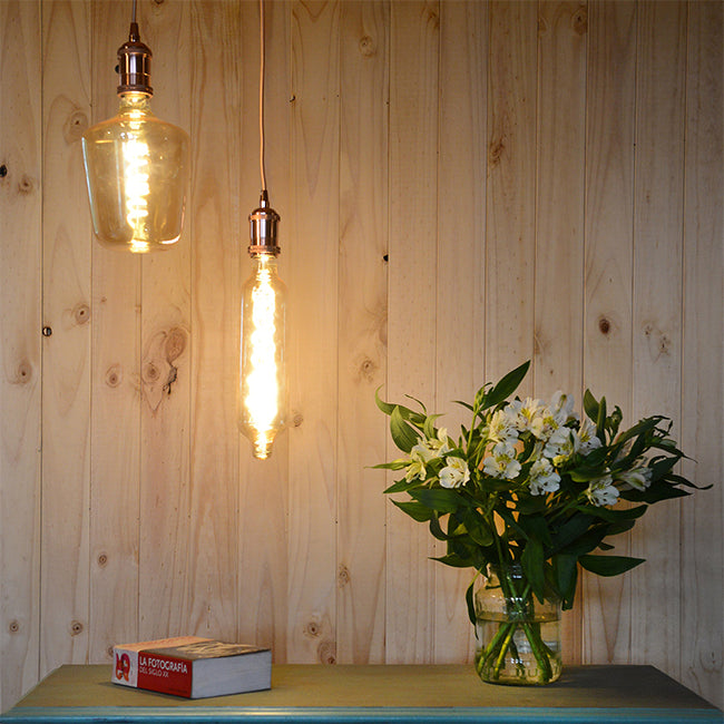 Ampolleta deco vintage luz cálida LED 6W E27 - PZAM0006
