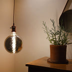 Ampolleta jumbo vintage vidrio humo luz cálida LED 6W E27 - PZAM0008