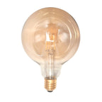 Ampolleta led vintage vidrio ámbar 6W G125 - PZAM0017