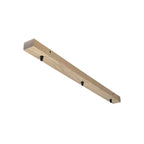 Base para lámpara madera colgante 80cm 3 perforaciones a 7x30x7cm  - RBBR0002