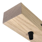Base de madera para lámpara colgante 120cm 3 perforaciones a 8X50X8  - RBBR0006