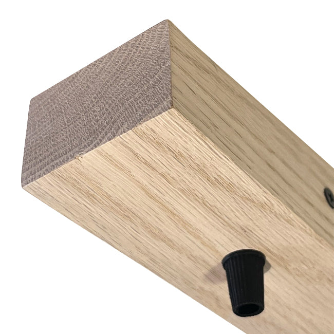 Base de madera para lámpara colgante 120cm 3 perforaciones a 8X50X8  - RBBR0006