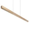 Lámpara colgante madera roble 1,60 mt. LED 25,5W - RBLC0004