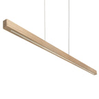 Lámpara colgante madera roble 1,60 mt. LED 25,5W - RBLC0004