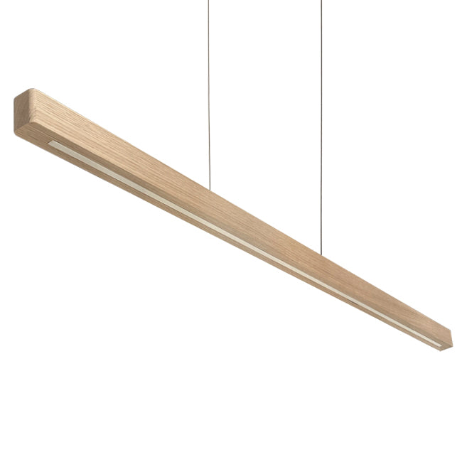 Lámpara colgante madera roble 1,60 mt. LED 25,5W - RBLC0004