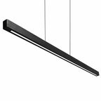 Lámpara colgante madera roble negra carbón 1,60 mt. LED 25,5W - RBLC0005