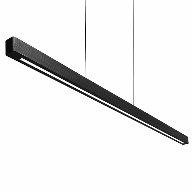 Lámpara colgante madera roble negra carbón 1,60 mt. LED 25,5W - RBLC0005