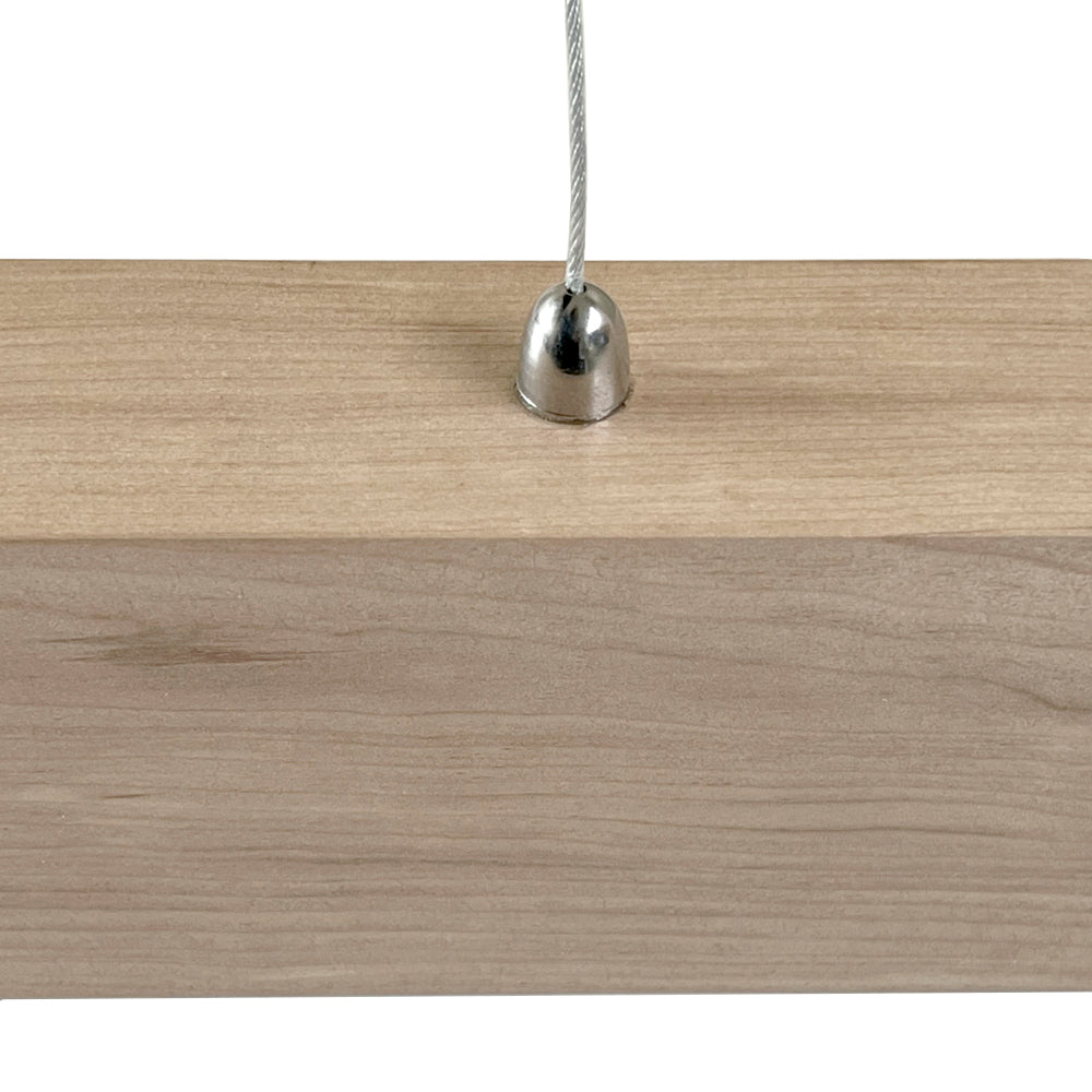 Lámpara colgante Madera Lenga 130CM LED 17W - RBLC0007