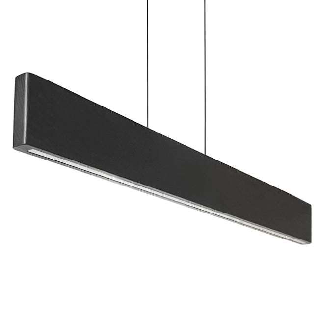 Lámpara colgante madera negro carbón 1,15mt. LED 17W - 3000k- RBLC0011