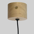 Lámpara colgante madera natural 35CM 3W 2700K - RBLC0013