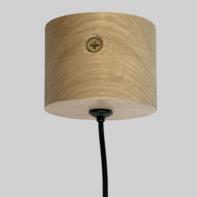 Lámpara colgante madera natural 35CM 3W 2700K - RBLC0013