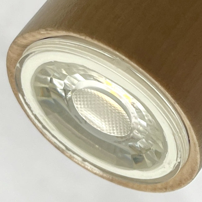Lámpara colgante madera natural 35CM 3W 2700K - RBLC0013