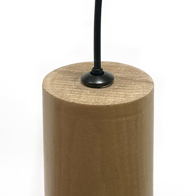 Lámpara colgante madera natural 35CM 3W 2700K - RBLC0013