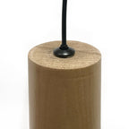 Lámpara colgante madera natural 35CM 3W 2700K - RBLC0013