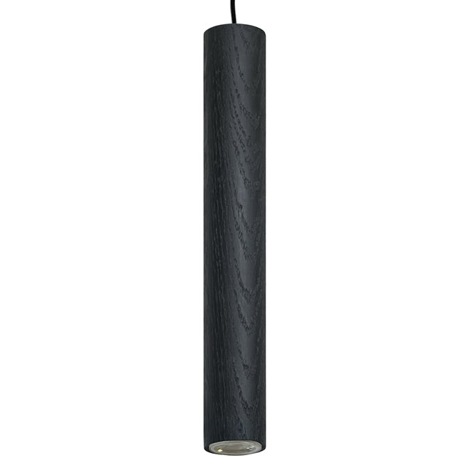 Lámpara colgante madera negro carbón dim Ø40x35cm  3.8W LED - RBLC0014