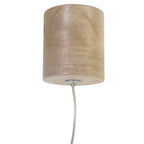 Lámpara colgante madera natural 25CM 7W LED - RBLC0015